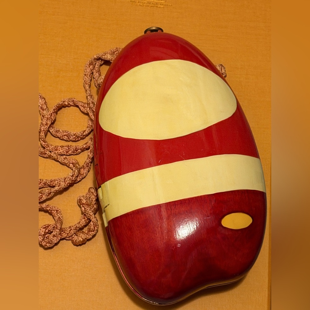 Vintage Rafael Sanchez Lacquered Wood Bag